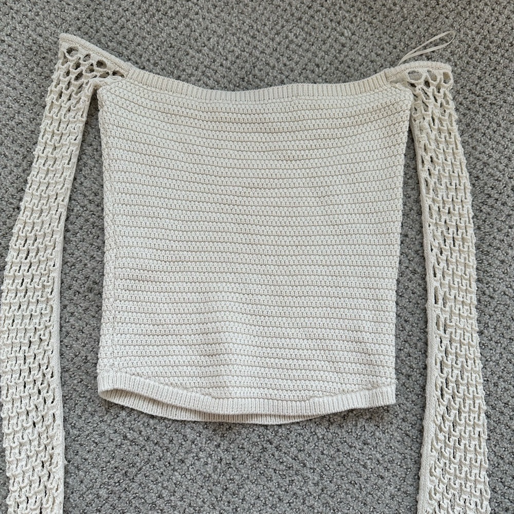 zara off the shoulder top